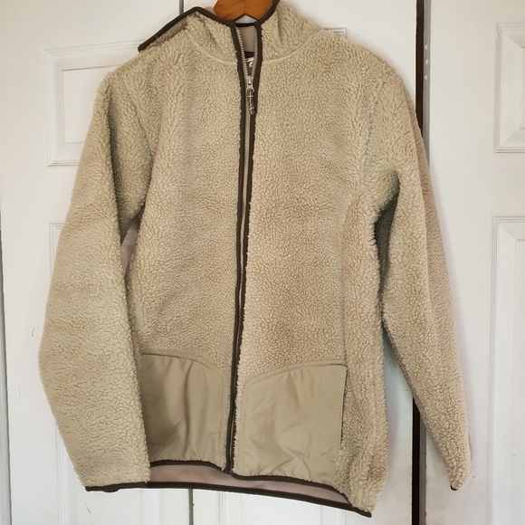 Lands' End Boys XL Fleece Hoodie Jacket - NEW - Picture 2 of 10